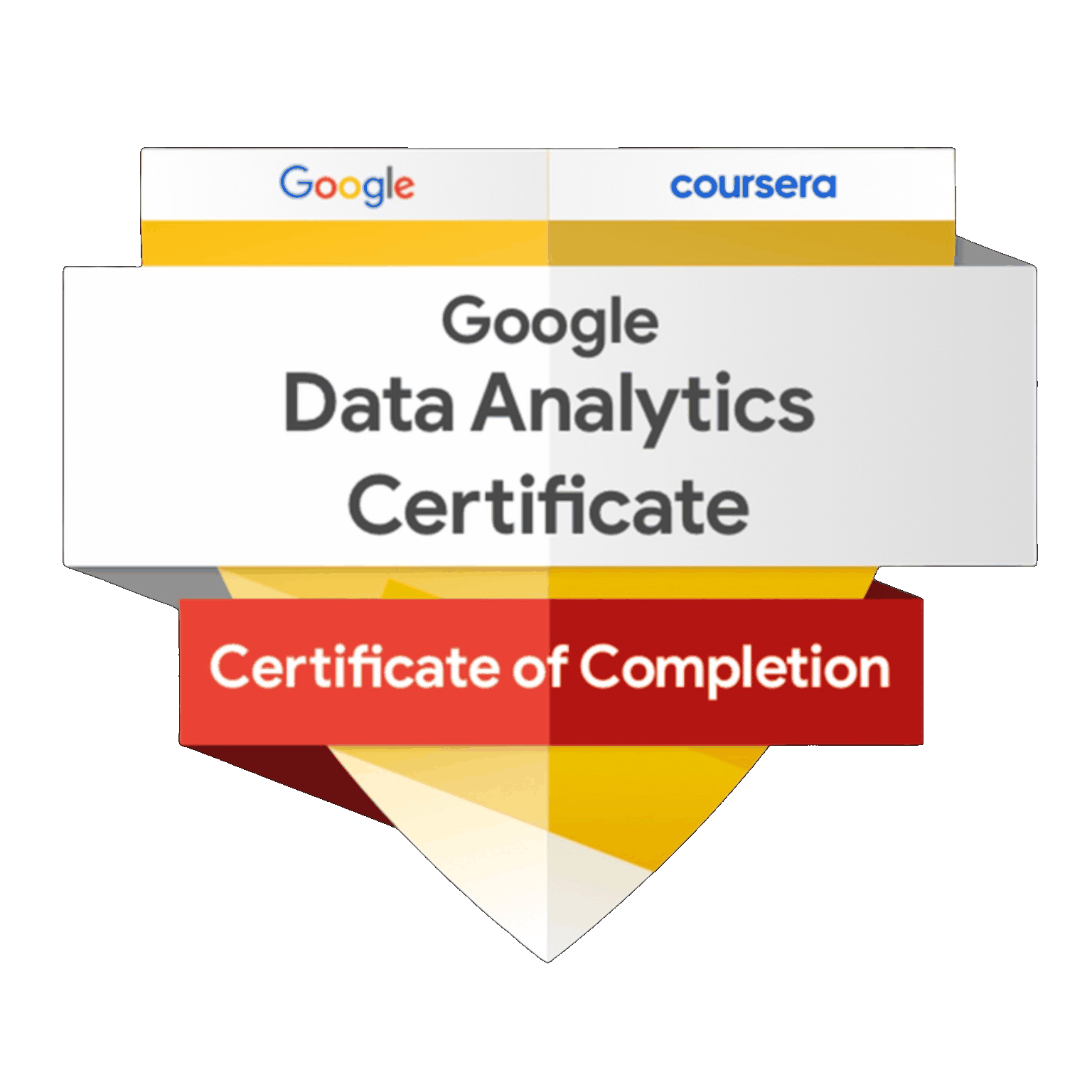 Google Data Analytics Professional Certificate of Completion